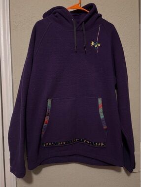 686 Purple Thermal Rated Buttermilk Fleece Hoodie with Grateful Dead